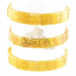 Baltic amber cube style bracelet